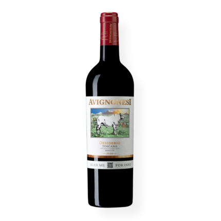Бутилка червено вино Desiderio Toscana IGT Merlot 2020 Avignonesi